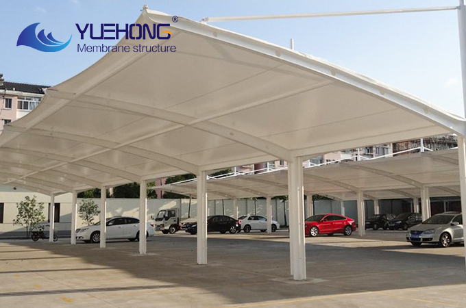 Membrane structure carport