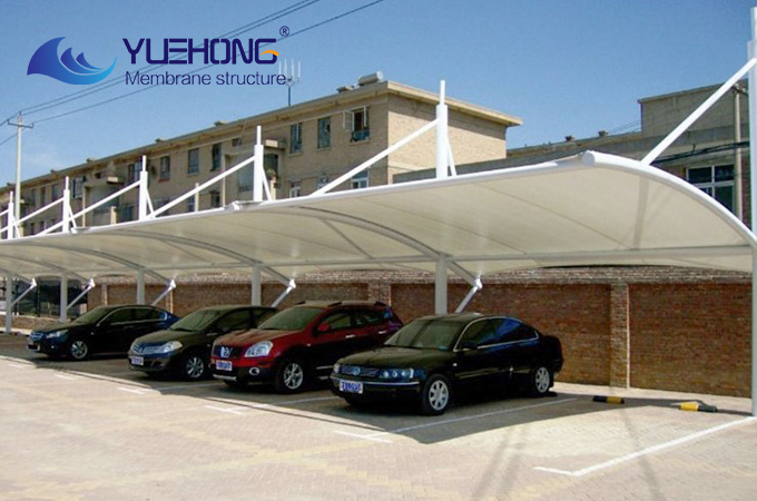 Membrane structure carport