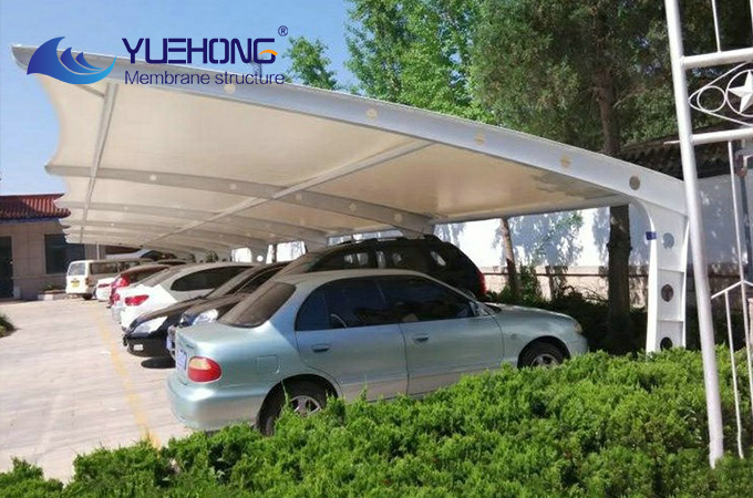 Membrane structure carport
