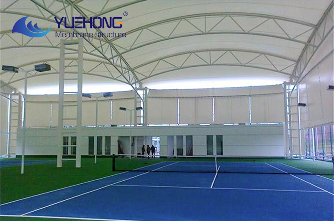 tennis court membrane roof