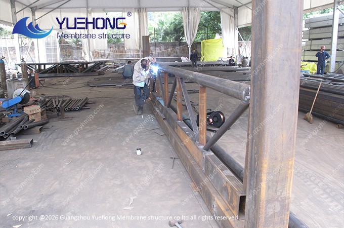 Steel structure welding