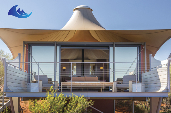 Hotel tipo carpa