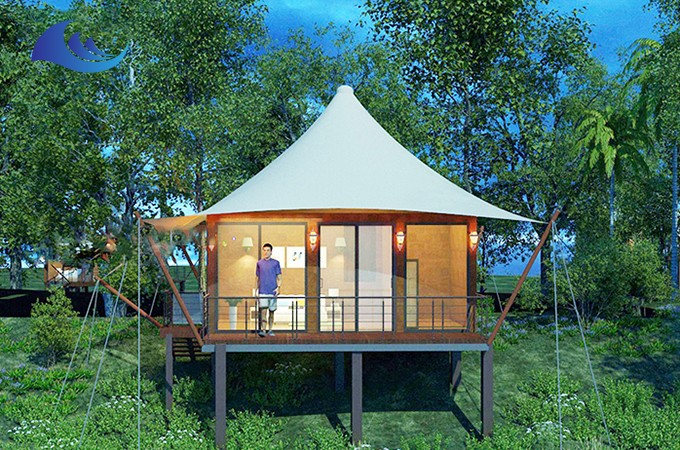 Hotel tipo carpa