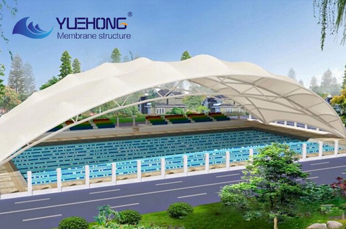 swimming pool membrane roof