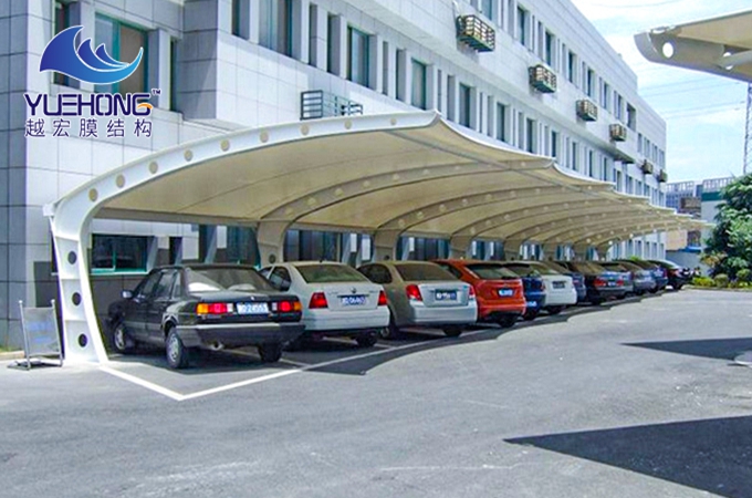 膜结构汽车棚