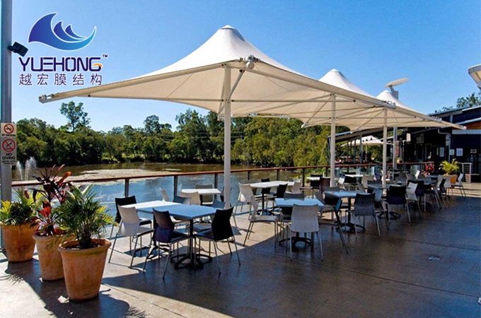 景区餐厅膜结构顶棚