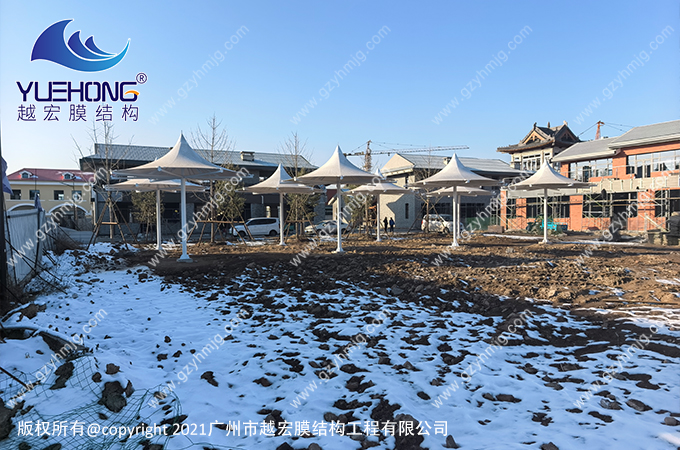 景观膜结构的艺术美感   ——之山西案例