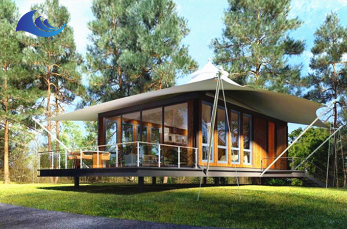 春天是踏青赏景的好季节，帐篷酒店依然在